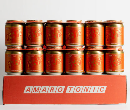 Saison Aperitifs Red Amaro Tonic Tin - 24 cans